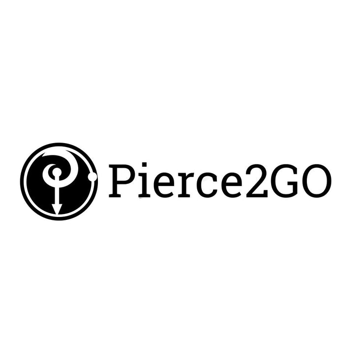 Pierce2GO Silver 16G 2Pcs 316L Stainless Steel Alien Captive Bead Ring 3/8" Body Piercing Jewelry for Women