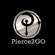 Pierce2go Pair of Gold Plain Long Bar Earring Studs - 316L Surgical Steel - 20G (0.8mm)